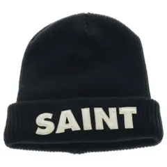 ◇使用数回・極美品◇ SAINT ニット帽 2023AWシーズン ワッペンロゴ ◇使用数回・極美品◇ SAINT ニット帽 2023AWシーズン ワッペン