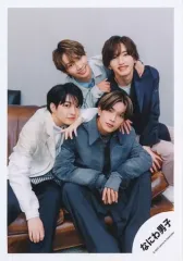 【中古】生写真(ジャニーズ) なにわ男子/西畑大吾・道枝駿佑・高橋恭平・藤原丈一郎/膝上/シングル「Make Up Day / Missing」MV＆ジャケ写オフショット/公式生写真