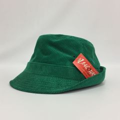 タグ付き MIZUNO VALOUR ミズノ コーデュロイ ハット 帽子 グリーン系