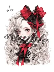 ℳ.オリジナル 人物ステッカー No.623