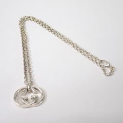 Ft1259711 グッチ ネックレス インターロッキングG チェーンネックレス ユニセックス GUCCI 中古