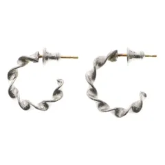 両耳　2.5×18mm フープピアス　925 キャリアリング　ワコマリア CAREERING - 【両耳用】 WACKO MARIA（ワコマリア）コラボフープ