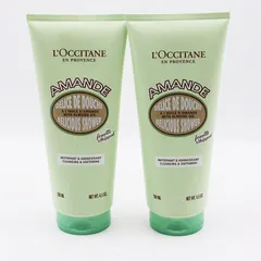 新品 ロクシタン アーモンド AD ソフトシャワークリーム 200ml 2個セット CR6-08-29-01