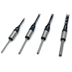 角穴ドリル 穴あけ 木工 ドリルチャック 木材 ノミ のみ 大工道具 六角 チゼル 角のみ 工具 ほぞ穴 4個 セット