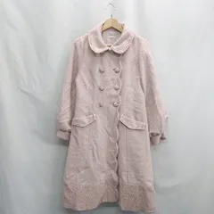 ◇ ⊇ axes femme アクシーズファム 長袖 コート サイズM ピンク レディース E  【1502180020001】