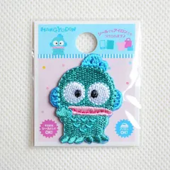 ワッペン アイロン ブランド アップリケ サンリオ ハンギョドン ミニ S01Y2733 ガチャガチャ レトロ