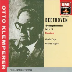 欧CD Ludwig van Beethoven, Otto Klemperer, Philharmonia Orchestra Symphonie No.3 Eroica CDM7633562 Angel Records /00110