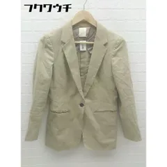 ◇ FIGARO Paris フィガロパリ シングル 1B 長袖 テーラードジャケット サイズ38 ベージュ レディース 【中古】 【1101280001127】のサムネイル