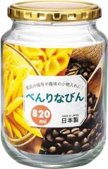 保存容器 クリア 約820ml べんりなびん 専用しおり付 HW-518-A-JAN 東洋佐々木ガラス