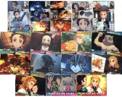 【中古】ポスター 全16種セット 「ジャンボカードダス 鬼滅の刃 クリアビジュアルポスター ～無限列車編 其の弐～」