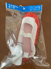上履き風 ポーチ 赤　うわばきふうポーチ　新品　マルチケース