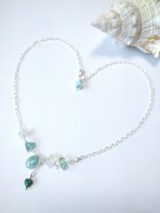 New！　シルバー925　ラリマー　ネックレス