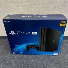 【新品・未使用】SONY ソニー PlayStation4 Pro プレイステーション4 プロ PS4 Pro CUH-7100B B01 ジェット・ブラック 1TB