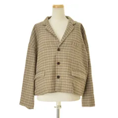 459y*美品 ネストローブ ウール混 撚り杢 チェック ジャケット 459y*美品 ネストローブ ウール混 撚り杢 チェック ジャケット