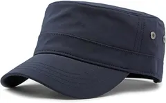 motayu18 しっかりフィット 防水 キャップ メンズ アウトドア ワークキャップ 軽量 オールシーズン フリーサイズ 帽子 通気性 釣り ゴルフ キャンプ メッシュ素材(ネイビー,  Free Size)