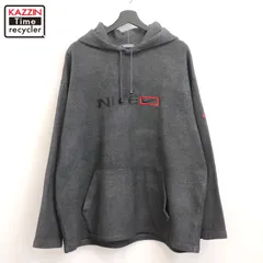 00s NIKE プルオーバー フリース パーカー メンズ 表記XXLサイズ