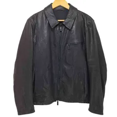 美品/XL☆ ジョルジオアルマーニ GIORGIO ARMANI 最高級羊革
