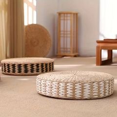 一点物」高級い草 七島イ 円座 56cm 手編み (国東産) 夏涼しく冬温かい