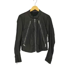 メゾンマルタンマルジェラ Maison Martin Margiela ここのえタグ シアー ラムレザー 八の字ライダースジャケット レディース  40のサムネイル