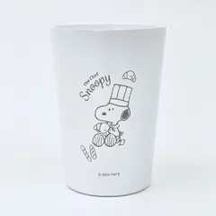 スヌーピー 内側セラミックステンレスタンブラー ホワイト コップ  SNOOPY