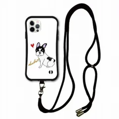 [iPhone14 Pro Max] スマホショルダー付 スカラー iPhone14 ケース 耐衝撃 i-coronケース アイフォン 16 15 13 12 11 スマホケース 全機種対応 スマホカバー scolar フレンチブル ハート シンプル