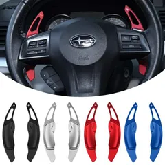 スバル パドルシフト アルミ 全4色 BRZ XV WRX S4 レヴォーグ フォレスター など ステアリング パドル シフト エクステンション アクセサリー パーツ カスタマイズ 車用品 カーインテリア ドレスアップ 内装パーツ