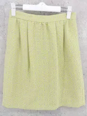◇ NOLLEY'S Sophi ノーリーズソフィー 膝丈 タイト スカート 38 イエロー アイボリー *  【1002800208890】のサムネイル