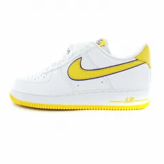 ナイキ NIKE コービーブライアント Kobe Bryant エアフォース1 ロー レトロ QS Air Force 1 Low Retro QS スニーカー シューズ 靴 レザー US10.5 28.5cm 白 ホワイト 黄 FZ1151-100