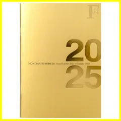 【特価セール】キョクトウ 手帳 2025年 2024年10月始まり FOBCOOP A5 マンスリー 金 PBF48GO25
