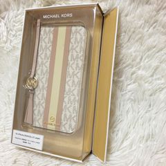 【訳あり】マイケルコース MICHAEL KORS　iPhone　手帳型ケース2024（2レンズ Large）