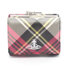 ヴィヴィアンウエストウッド Vivienne Westwood 三つ折り財布 SMALL FRAME WALLET オーブ 51010018S0012O101 ニューエキシビジョン PVCコーティングキャンバス 二つ折り財布