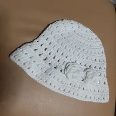 破格値‼️ 新品 コムサイズム ベビー ニット 帽子  白