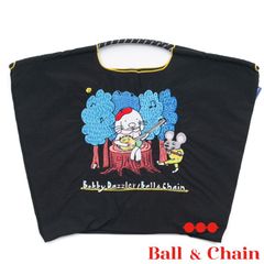 【正規品】 ボールアンドチェーン (B.ラビットギター / ブラック) Lサイズ  トートバッグ