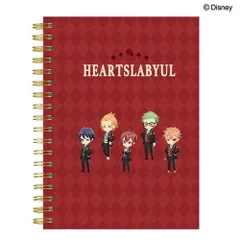 (まとめ）#カミオジャパン リングノート ツイステＡ６Ｗリングノート/ハーツラビュル A６  716027 【×18セット】