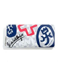新品 ショッパー袋付き CASTELBAJAC カステルバジャック クラー ラウンドファスナー長財布 066623 ホワイト ユニセックス バジャック ゴルフ レザー  本革