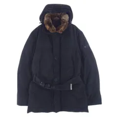 PEUTEREY ピューテリー ダウンジャケット 47283018 国内正規品 HURRICANE TXP08 NERO ハリケーン 襟ラビットファー ブラック系 S【中古】のサムネイル