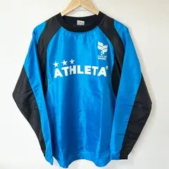 (^w^)b ATHLETA アスレタ ピステ 長袖 ウインドブレーカー プルオーバー ポリエステル100% トップス 薄手 サッカー フットサル スポーツ 運動 トレーニング ライトブルー メンズ サイズL