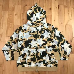新品 A BATHING APE アベイシングエイプ 星柄 総柄 パーカー 新品 A BATHING APE アベイシングエイプ 星柄 総柄 パーカー