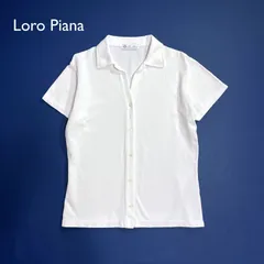 ☆美品☆ Loro Piana ロロピアーナ ポロシャツ　半袖　XSサイズ 新品タグ付」ロロピアーナ Loro Piana ポロシャツXS 正規18万
