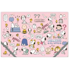 【メール便】スヌーピー クリアファイル クリアフォルダ A5 Peanuts All Good SNAG THINK ピーナッツ 日本ホールマーク 書類整理 キャラクター グッズ 