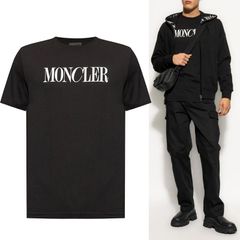 216 MONCLER モンクレール 8C00031 89A17 ブラック Tシャツ カットソー 半袖
