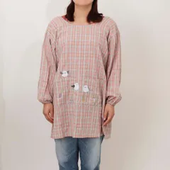 ☆ ピンク ☆ アップリケカッポ― 割烹着おしゃれ エプロン かっぽう着 スモック おしゃれ 前掛け シンプル かっぽうぎ レディース 女性 大人 ルームウェア 長袖 防寒 油跳ね防止 キッチン 母の日 敬老の日 介護士 看護師 保育士 給食 ギフト 贈り物