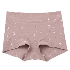 レギュラーショーツ 綿95％ 一部丈 ボックスショーツ レディース ボクサー 締め付けない 伸縮性 立体裁断 おしりすっぽり 付け根痛くない 紫 緑 青 rs-037