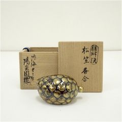 玄斉 松鞠香合 共箱 茶道具 漆器 - メルカリ