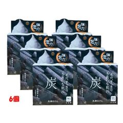 自然ごこち 炭 洗顔せっけん 固形石鹸 80g  備長炭 毛穴汚れ 角質ケア 皮脂 キメ すべすべ肌 引き締め成分 ヒアルロン酸 コラーゲン オリーブスクワラン 渋柿エキス 弾力泡 皮ふアレルギーテスト済 泡たてネット付き 牛乳石鹸