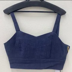 AP21 GRACE CONTINENTAL ラミーコットンビスチェ ネイビー