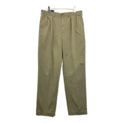 Polo by Ralph Lauren ポロ ラルフローレン ANDREW PANT 2タック チノパンツ ポロチノ ベージュ(メンズ W34 L32)中古 古着 v1842