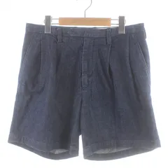 カラー kolor BEACON 13SS ウォッシュ加工 デニムショーツ ショートパンツ ハーフ ツイルタック 2 M インディゴ /SI13のサムネイル