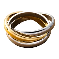 【ミックス × 17号】[Cream dot. クリームドット公式] リング 指輪 レディースステンレス製 金属アレルギー つけっぱなし サージカルステンレス トリプルリング バイカラー 3連 3重 大きいサイズ