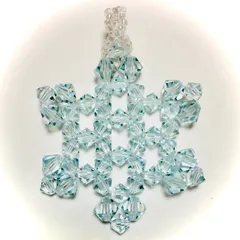 ◆スワロフスキー♡雪の結晶モチーフ♡ネックレスチャーム
